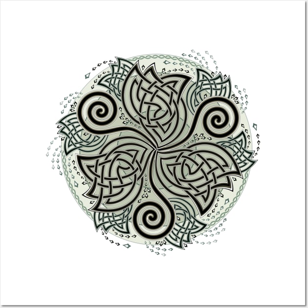 Celtic disk ornament Wall Art by Artist Natalja Cernecka